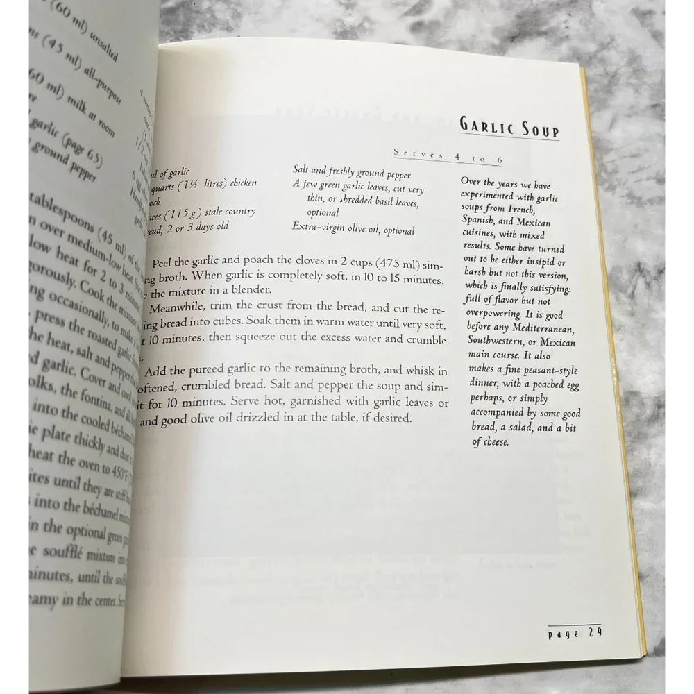 Garlic Book A Garland of Simple Savory Robust Recipes Cookbook Susan Belsinger